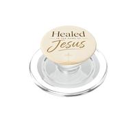 Healed in The Name of Jesus - Cross at Sunrise PopSockets PopGrip para MagSafe