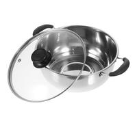 HEALEEP 1 Pieza Olla Vaporera Inoxidable para Cocinas de Inducción y Gas Diseño Ergonomico para Cocción al Utensilio de Cocina Práctico y Saludable