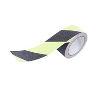 HEALEEP 1 rollo Cinta Antideslizante Luminosa para y Advertencia Autoadhesiva y Fluorescente para Interiores y Exteriores Brilla y Seguridad Aumentada