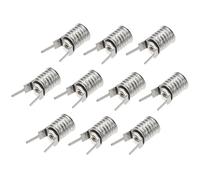 HEALEEP 10 Casquillos de Lámpara E10 Portalámparas Pequeño Montaje Atornillado, Base de Lámpara E10 para Bombillas LED y Luces Indicadoras, Accesorios de Iluminación, Pack de 10 Unidades