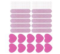 HEALEEP 10 Juegos de Herramientas para Manicura Palitos de Naranjo, Bloques Pulidores y Limas de Esponja, Suministros para Decoración de Uñas, Kit Completo para Cuidado Profesional en