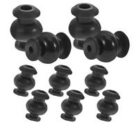 HEALEEP 10 Piezas Amortiguadores Antivibración para Drones, Bolas Esféricas de Silicona Resistentes, Soporte Amortiguador de Goma para Controladores de Vuelo Rc, Absorción de Impactos