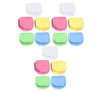 HEALEEP 15piezas Caja para Férula Dental con Orificios de Ventilación Estuche de Plástico Caja Aparato Dental para Oficina Viajes Hogar