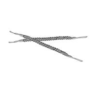 HEALEEP 2 Piezas Alzapaños de Cortina Trenzados de Cuerda para Cortinas Finas Transparentes y Gruesas Accesorios para Hogar Diseño Fácil de Usar Colores Negro y Gris para Salón Dormitorio