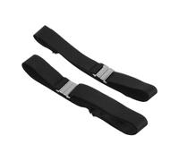 HEALEEP 2 piezas Cinturón Ajustable para Calcetines de Mujer Sujetador de Medias de Alta Elasticidad para Muslos Negro