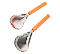HEALEEP 2 Piezas Herramienta Manual para Quitar Semillas de Calabaza y Verduras Cuchara de Acero Inoxidable y Plástico, Fácil de Limpiar para Cocina en Casa y Picnic al Aire Libre