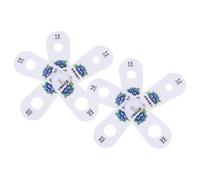 HEALEEP 2 Piezas Medidor de Tamaño de Arándanos, Regla para Medir Diámetro de Fruta Reutilizable, Calibrador de Calibre Compacto y Portátil para Clasificación y Medición Precisa de Frutos