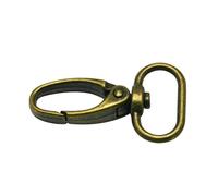 HEALEEP 20 Piezas Gancho De Seguridad De Puerta De Empuje Cierre De Pinza De Langosta De Bronce Mosquetón Para Bolsa Cierres Giratorios De Pinza De Langosta Bolsas Broche De Langosta