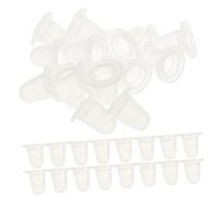 HEALEEP 200piezas Semi-permanent Ink Cups Small U-shaped Silicone Pigment Containers for Tattoo Ink Kit and Reusable