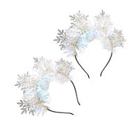 HEALEEP 2piezas Diadema De De Diademas Navideñas Accesorio Cabello Decoración Para Festivales Tocado Para Fiestas Navideñas Recuerdo De Fiesta