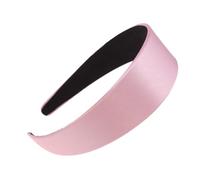 HEALEEP 2piezas Diadema De Satén Ancha Elegante Cinta Pelo De Color Sólido Tocado Creativo Para Mujeres y Niñas Para Ocasiones Especiales