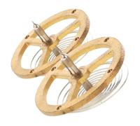 HEALEEP 2piezas Mecanismo De Reloj Mecánico Volante De Accesorios De Reparación para Alarmas Antiguas Kit Completo De Componentes De Reloj Compatible Diversas Marcas y Modelos