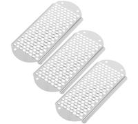 HEALEEP 3 Piezas piedra pómez rallador de queso limas para pies para pieles duras quita durezas quitadurezas maquinillas de afeitar lima de pies raspado de pies exfoliante expediente Metal