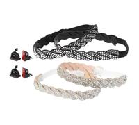 HEALEEP 4 Correas Elásticas para Zapatos de Mujer en Pu, Correas Decorativas y Desmontables para Tacones Altos, Diseño Creativo para Uso Diario