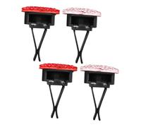 HEALEEP 4 Piezas Clip de Aromaterapia para Rejilla de Ventilación de Coche Decoración Estética para Interiores de Coche Forma de Corazón y Gemas de Imitación Accesorio Aromaterapia