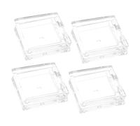 HEALEEP 4 Piezas Paleta Vacía de Sombras de Ojos Estuche Cosmético Reutilizable y Compacto para Maquillaje Diy y Almacenamient Cosméticos Casa Viaje