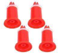 HEALEEP 4 Piezas Patas para Bandeja de Báscula Electrónica, Soporte Plástico para Repuesto, Piezas Niveladoras para Básculas de Cocina Digitales, Color Naranja, Accesorios para Pesaje