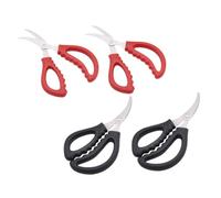 HEALEEP 4 piezas Tijeras de Cocina Multifuncionales Inoxidable Herramienta de para Quitar de Camarones Cortar Carne y Verduras
