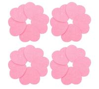 HEALEEP 50piezas Borla Desmaquillante de Algodón y Pulpa de Madera Esponja Facial Forma de Corazón para Limpiar Profundamente Herramienta de Limpieza para Mascarillas Faciales de Viaje Par
