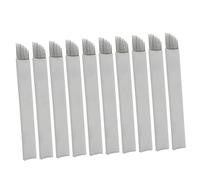 HEALEEP 50piezas Cuchillas Para Microblading Pines Unidades Acero Duradero Para Maquillaje Permanente Herramienta Portátil Para Cejas