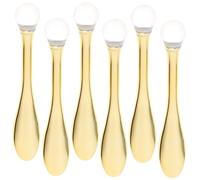 HEALEEP 6 piezas Cucharas de Masaje para Ojos para Crema Facial Herramienta de Maquillaje Diseño Ligero y Compacto la Circulación Ocular Acabado