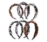 HEALEEP 6 piezas Diadema Anudada de para Mujer y Niña Banda Ancha de Tela Suave de Accesorio Ligero y Cómodo para Diario y Fiestas