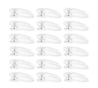 HEALEEP 60 Mini Pinzas de Cocodrilo Pelo de Niños, Pequeñas y Transparentes de Plástico Ligero, Diseño Seguro para Uso Diario y Peinados Infantiles