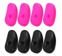 HEALEEP 8 Piezas Oídos Impermeables para Teñir el Cabello, Orejeras de Plástico Reutilizables para Peluquería y Uso Personal en Casa, Protección Auditiva Eficaz