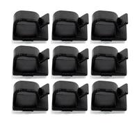 HEALEEP Abrazaderas de Cable Autoadhesivas Grandes 50 Pcs Clips para Gestión de Cables en Color Negro con Base Adhesiva en Tonos Verde y Claro para Uso Doméstico y Oficina