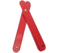 HEALEEP Accesorios para Escaleras de Mano 2 Bisagras de Aluminio Varilla Roja para Escaleras Plegables de Ático y Tijera, Soporte Duradero para Uso Diario