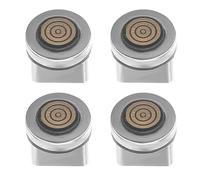 HEALEEP Adaptador Magnético USB C 4 Piezas Punta Giratoria de 7 Contactos, Cabezal de Conector Magnético Plateado Compatible Dispositivos Tipo C para Carga Estándar y Protección de Puerto