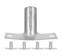 HEALEEP Adaptadores de Mango para Escoba de Metal 5 Piezas Tornillo de Bloqueo, Soporte y Conector Resistente para Ajuste en Limpieza Doméstica y Profesional