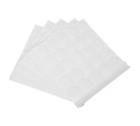 HEALEEP Adhesivo Doble Cara Transparente 125 Puntos Redondos Diámetro 25Mm para Fijar Paneles Insonorizantes, Removible Rastro, Adecuado para Espacios de Trabajo y Hogar