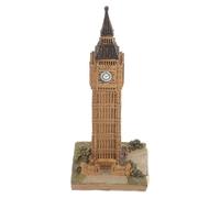HEALEEP Adorno de Resina Gran Modelo Big Ben Londres, Decoración Grande para Escritorio y Hogar, Artesanía Única y Detallada, Figura Arquitectónica Creativa para Dormitorio