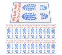 HEALEEP Alfombrillas de Papel Desechables para Automóviles, 40 Hojas Protectoras para Interior de Coche, Alfombrillas para Pies Resistentes y Multifuncionales para Mantenimiento