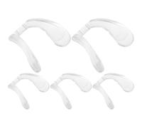 HEALEEP Almohadillas Nasales Pequeñas para Gafas de, 5 Piezas de Silicona Blanda Diseño Antideslizante y Forma de Sillín, Ideales para Marcos Ajustados y Uso Escolar