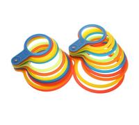 HEALEEP Anillos Medidores de Frutas 2 Pcs 60-120 Mm Calibre Plástico para Medir Diámetro de Tomates y Verduras Herramienta de Medición Agrícola para Clasificación Precisa