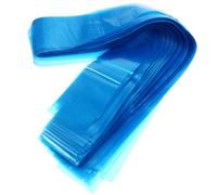 HEALEEP Bolsa Clip Desechable para Máquina de Tatuajes, 125 Piezas, Color Azul, Funda Protectora para Línea de Anzuelo, Cubierta Práctica para Uso Profesional y Principiante
