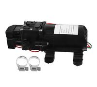 HEALEEP Bomba de Diafragma Eléctrica 12v 70w Negra, Minibomba Autocebante de Alta Presión para Pulverización y Lavado, Compacta Sistemas de Riego y Limpieza Doméstica