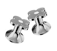 HEALEEP Botones Pulsadores para Inodoro Forma de Flor, Elevador de Tapa Resistente, Botón de Descarga para Tanque de Agua, Accesorios para Baño, 2 Piezas, Uso Prolongado