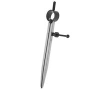 HEALEEP Brújula de Hierro de 150mm para Artesanía en Cuero, Calibre de Espaciado Multifuncional Resistente al Desgaste, Herramienta Precisa para Marcar y Cortar en Cuero, Papel y Tela,