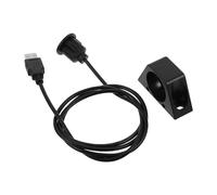 HEALEEP Cable de Extensión USB 2.0 para Coche y Motocicleta, 1 Metro, Mini USB de Alta ompatible Cámaras de Tablero y Puerto de Carga Automático para Vehículo, Accesorios