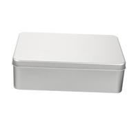 HEALEEP Caja De Hojalata Para Pasteles 180x110x55 Mm Lata Vacía Tapa Molde Para Galletas Adecuado Para Regalos y Almacenamiento De Dulces 1 Pieza