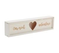 HEALEEP Caja De Madera Decorativa Para Anuncio De Embarazo Recipiente De Souvenir Para Test De Embarazo Para Celebraciones y De Shower