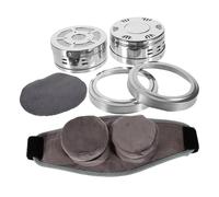 HEALEEP Caja de Moxa Doméstica Portátil Cinturón de Moxa Resistente al Desgaste, Acero Aislamiento Térmico, para Uso en Cuello, Rodillas y Abdomen, Adecuado para Alivio y Bienestar Hogar