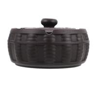 HEALEEP Cenicero de Cerámica Porcelana Tapa para Mesa de Café, Resistente al Viento, Decorativo para Interiores y Exteriores, Adecuado para Oficina y Hogar, 1 Pieza