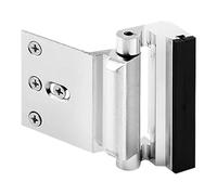 HEALEEP Cerradura de Seguridad para Puerta Interior, Pestillo Reforzado Metálico en Color Plata, 1 Pieza para Protección Infantil y Refuerzo en Puertas de Madera, Metal y Pvc