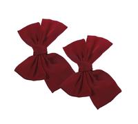 HEALEEP Clip para Zapatos con Lazo Rojo Vintage Accesorio Decorativo para Novia y Mujeres Reutilizable Ligero y Elegante Compatible con Tacones y Sandalias para Eventos Formales