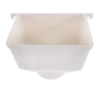 HEALEEP Conector de Drenaje para Bajante de Pvc 110 Mm, Embudo Desviador de Agua Lluvia para Canalones Residenciales, Accesorio Plástico Resistente para Sistema Recolección Agua Pluvial