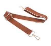 HEALEEP Correa de Bolso Bandolera Ajustable de Nailon y Aleación de Zinc Diseño de Bloque de Color Marrón Correa Extensible para Bolsos Cruzados Adecuado para Mujer y Uso Diario